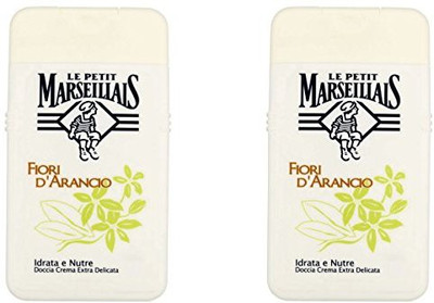 

Le Petit Marseiliais "Fiori D'Arancio" Shower Cream, Orange Blossom Scent Bottles (Pack Of 2)(250 ml, Pack of 2)