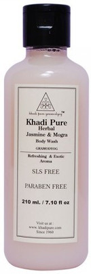 

Khadi Natural Pure Herbal Jasmine & Mogra Body Wash(210 ml)