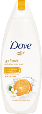 

Dove Body Wash with Free Loofah Go Fresh Orange Revitalize Nutrim Moisture Body Wash(500 ml)