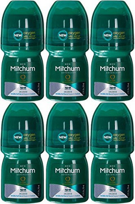 

Mitchum for Men Roll On, Anti-perspirant & Deodorant, Unscented, Travel Size, 1.7 Oz (Pack of 6)(50 ml, Pack of 6)