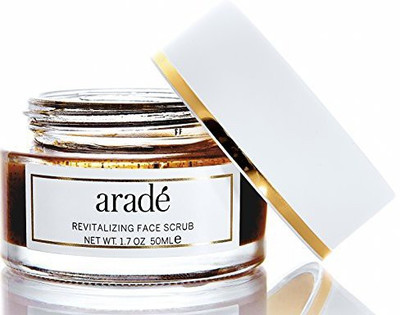 

Aradé Revitalizing Face Scrub - Organic Face Wash & Face Scrub with Argan Oil, Prickly Pear Seed Oil & Aloe Vera - Best Face Wash for Men and Women - 99% Naturels - Best Exfoliating Scrub on Amazon(200 g)