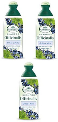 

L'Angelica Officinalis Shampoo Sebum - Regulating With Nettle And Myrtle -Pack Of 3(250 ml, Pack of 3)