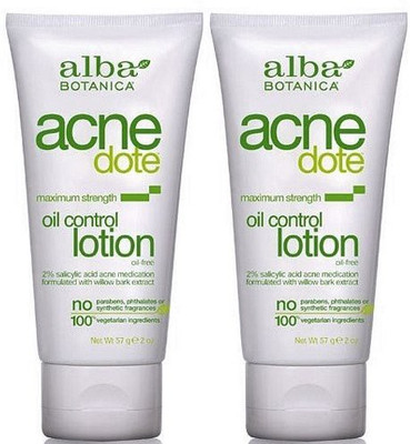 

Alba Botanica Natural AcneDote Oil Control Lotion, Maximum Strength 2 Oz (Pack of 2)(56 g)