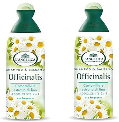 

L'Angelica Officinalis Shampoo Soothing With Chamomille And Extract Of Linseed -Pack Of 2(250 ml)