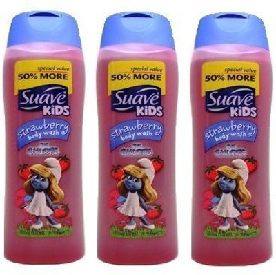 

Suave Kids Special Value 50% More / 532 THE SMURFS STRAWBERRY SCENT 3 PACK(532 ml, Pack of 3)