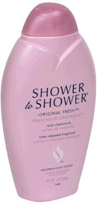 

Shower to shower Shower to Shower Absorbent Body Powder Original Fresh with Chamomile Bottles Pack of 2(390 ml)