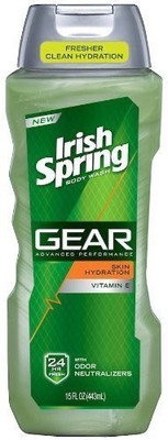 

Irish Spring Gear Advanced Performance Hydrating Body Wash With Vitamin E Fl Containers(443.55 ml)