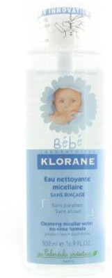 

Klorane Baby Cleansing Micellar Water Norinse Formula(500 ml)