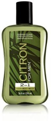 Bath & Body Works Citron 2 in 1 Hair + Wash for Men(295.7 ml)