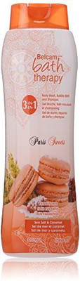 

Belcam Bath Therapy 3-in-1 Body Wash/Bubble Bath/Shampoo, Sea Salt and Caramel,(946.24 ml)
