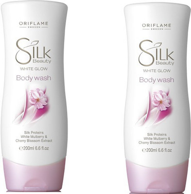 

Oriflame Sweden Silk Beauty White Glow set(400 ml, Pack of 2)
