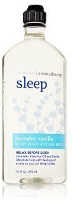 

Bath & Body Works Bath and Body Works Aromatherapy Sleep Lavender Vanilla and Foam Bath(295 ml)