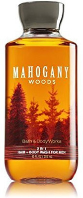 

Bath & Body Works 2 in 1 Hair Wash For Men Mahogany Woods (Pack of 2)(255 ml, Pack of 2)