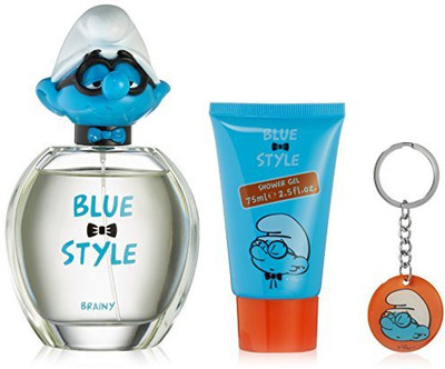 

The Smurfs American Brands Blue Style Brainy Gift Set, 3 Count(75 ml, Pack of 3)