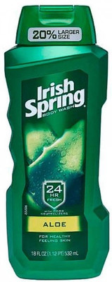 

Irish Spring 24H Fresh With Odor Neutralizers Aloe Body Wash(532 ml)