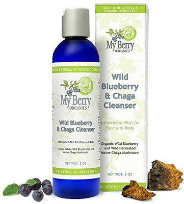 

My Berry Organics Chaga Cleanser, Organic Wild Blueberry And Wild Harvested Maine Chaga Mushroom(236.56 ml)