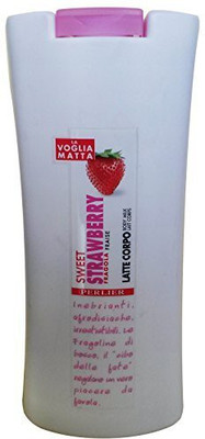 

La Voglia Matta Voglia Matta: "Sweet Strawberry" Body Milk * 9.4 Fluid Ounce (280mL) Bottle * [ Italian Import ](295 g)