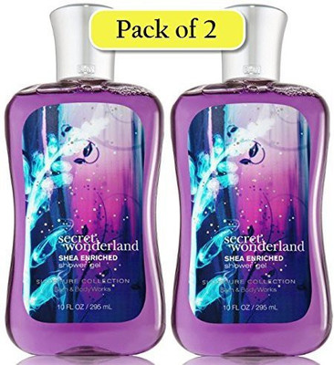 

Bath & Body Works Shea Enriched Shower Gel, Secret Wonderland(Pack of 2)(295.7 ml, Pack of 2)