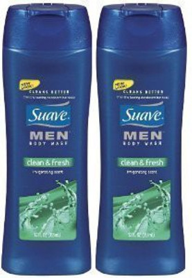 

Suave Men Clean and Fresh Exhilarating Clean Pack of 2(360 ml, Pack of 2)
