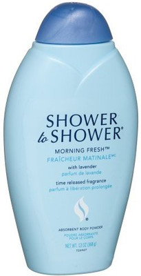 

Shower to shower Shower to Shower Absorbent Body Powder Morning Fresh with Lavender Bottles Pack of 4(390 ml)