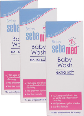 

Sebamed Baby Wash Ph505(600 ml, Pack of 3)