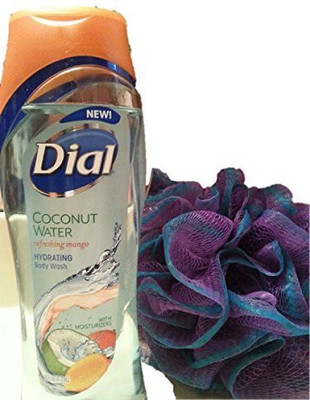 

Dial Body Wash With Bath Sponge Puff Set (Coconut Water)(414 ml)