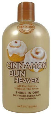 

Bath & Body Works Temptations Cinnamon Bun Heaven3 in 1 Wash, Bubble , Shampoo(473.12 ml)