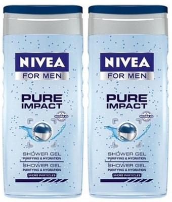 

Nivea Pure Impact Shower Gel for Men (Pack of 2)(500 ml, Pack of 2)