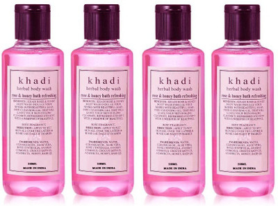 

Khadi Herbal Rose & Honey Bath Refreshing Body Wash(840 ml)