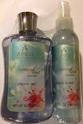 

April Bath & Shower Verbena Mint Shower Gel & Body Splash(180 ml, Pack of 2)