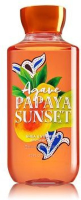 

Bath & Body Works Shea Vitamin E Shower Gel Agave Papaya Sunset(295.7 ml)