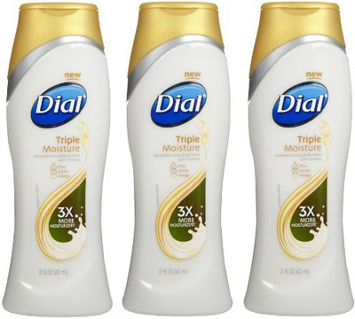 

Dial Body Wash, Triple Moisture, 21 Ounce (Pack of 3)(621 ml, Pack of 3)