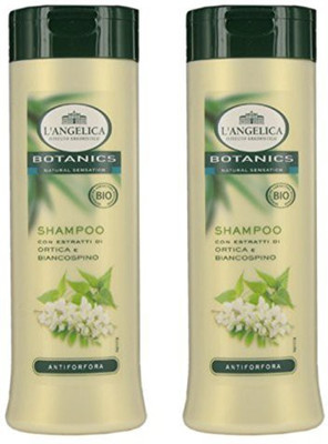 

L'Angelica Botanics Anti-Dandruff Shampoo With Nettle And Hawthorn -Pack Of 2(250 ml, Pack of 2)