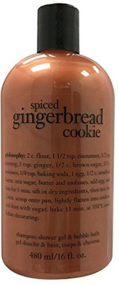 

Philosophy Spiced Gingerbread Cookie Shampoo, Shower Gel & Bubble Bath(480 ml)