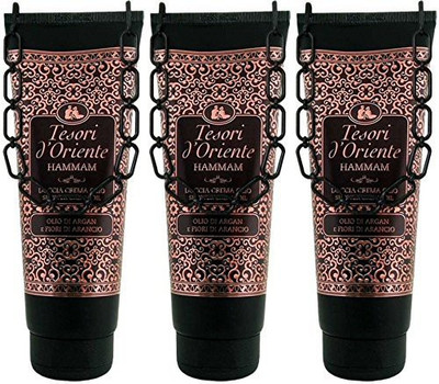 

Tesori d'Oriente "Hammam" Shower Cream Oil With Argan Oil And Orange Blossom(Pack Of 3)(250 ml, Pack of 3)