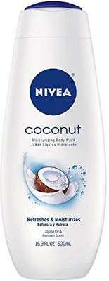 

Nivea Moisturizing Coconut Refreshes & Moisturizes Net Wt 500 Each Pack of 2(500 ml)