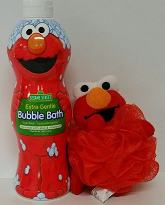 

Sesame Street Elmo Bubble Bath With Character Bath Scrunchie(709.68 ml)
