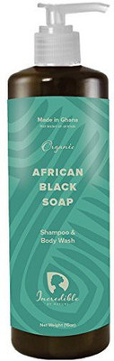 

Incredible by Nature Best Liquid African Black Soap Shampoo & Body Wash(473.12 ml)