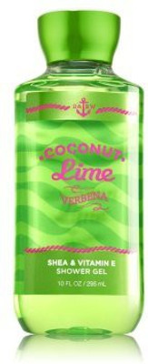 

Bath & Body Works Shea Vitamin E Shower Gel Coconut Lime Verbena(296 ml)