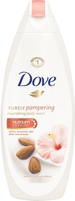 

Dove Purely Pampering Nourishing Showergel-Almond and Hibuscus(499 ml)