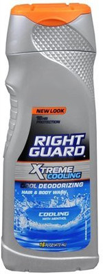

Right Guard Xtreme Cooling Hair And Body Wash, Cooling With Menthol(399.195 ml)