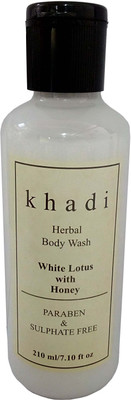 

Khadi Herbal White Lotus with Honey (Paraben & Sulphate Free ) Body wash(210 ml)