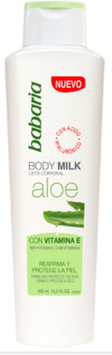 

babaria Aloe Vera Body Milk + Vitamin E(400 ml)