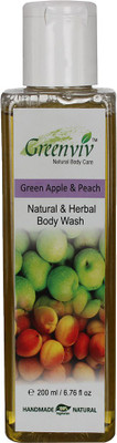 

Greenviv Natural Green Apple & Peach Body Wash(200 ml)