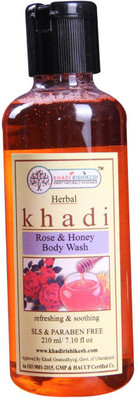 

Khadi Rishikesh Herbal Rose & Honey Body Wash(210 ml)