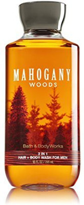 

Bath & Body Works Bath and Body Works Mahogany Woods in 1 Men's Hair + 10(295 ml)