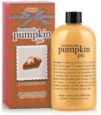 

Philosophy Homemade Pumpkin Pie Shampoo Shower Gel And Bubble Bath(473.12 ml)
