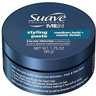 

Suave Professionals Men Styling Paste Medium Hold + Matte Finish Pack of 4(49 g)