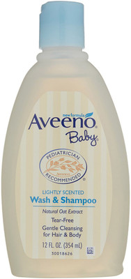 Aveeno Body Wash and Shampoo(354 ml)