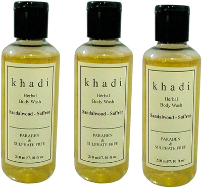 

Khadi Herbal Sandalwood Saffron (Parben & Sulphate Free Benefits) Body Wash(630 ml)